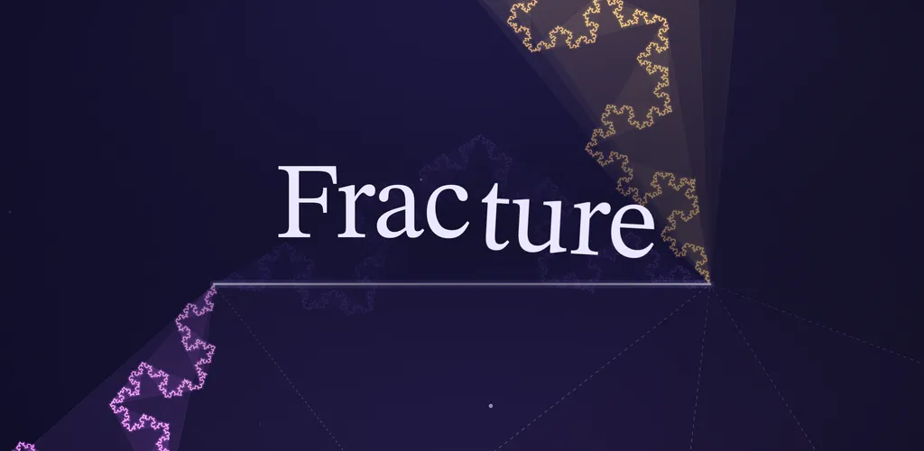 The Fracture title above a number line folding into a fractal